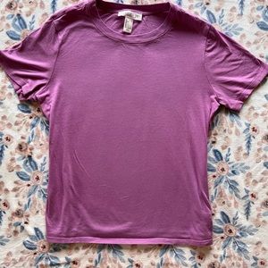 Pink/purple forever 22 baby tee